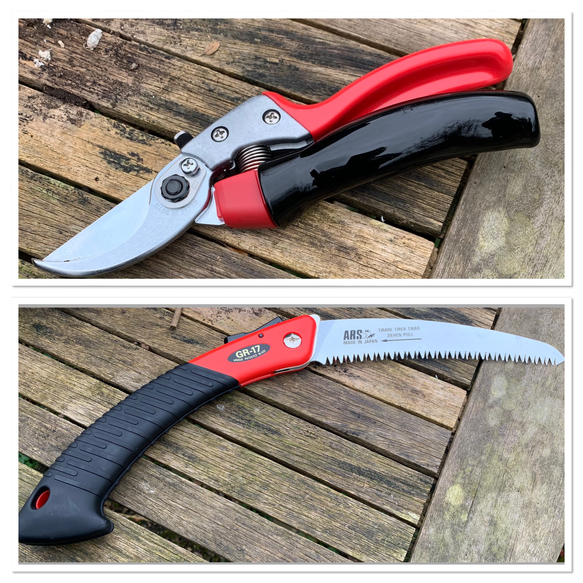 Product Review ARS VS Rotating Handle Secateurs and GR17 Curved