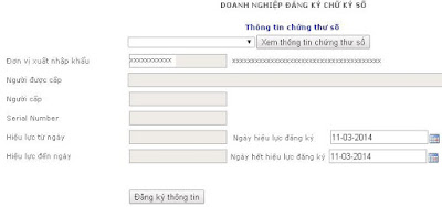 Xác nhận thông tin Xác nhận thông tin