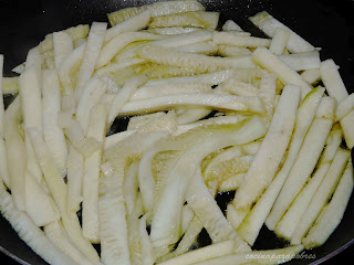  Calabacines a la carbonara 
