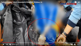 Temuan Bagian Tubuh Menempel di Serpihan Pesawat Siriwijaya Air
