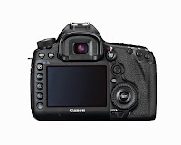 Canon EOS 5D Mark III Full Frame DSLR Camera, rear view, picture, image, review features & specifications