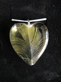 Bird Feather Keepsake Necklace