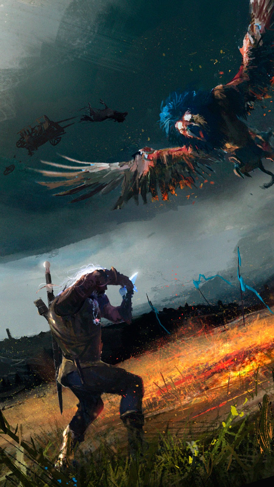 The Witcher phone wallpaper collection