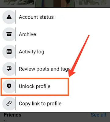 Facebook profile unlock kaise kare?