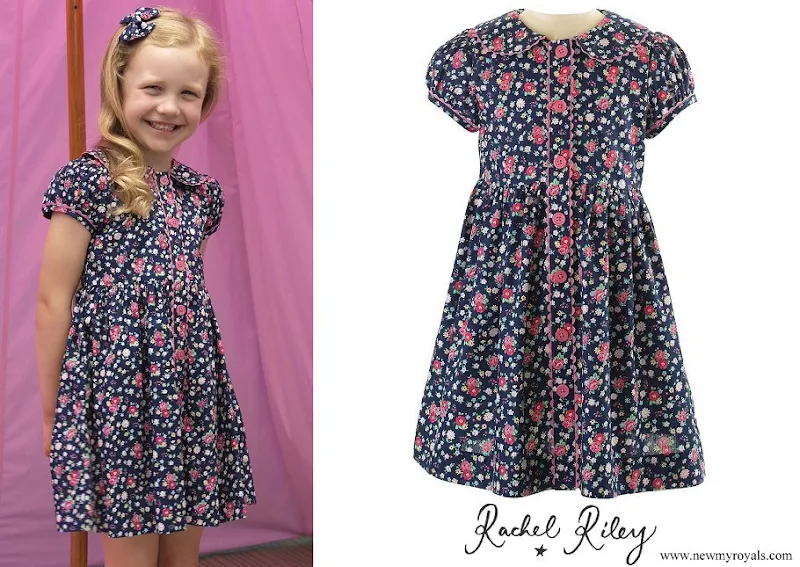 Princess Charlotte wore Rachel Riley Floral Button Front Dress