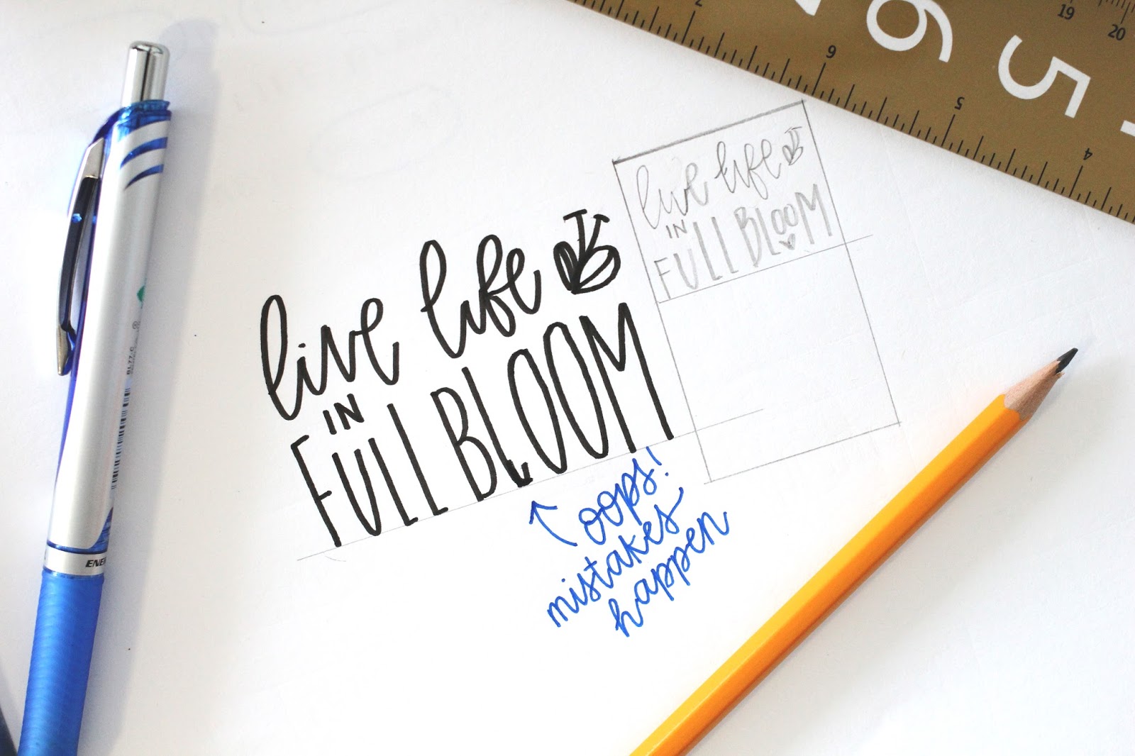 Planner Lettering Tips and Tricks 10 Minute Quickie