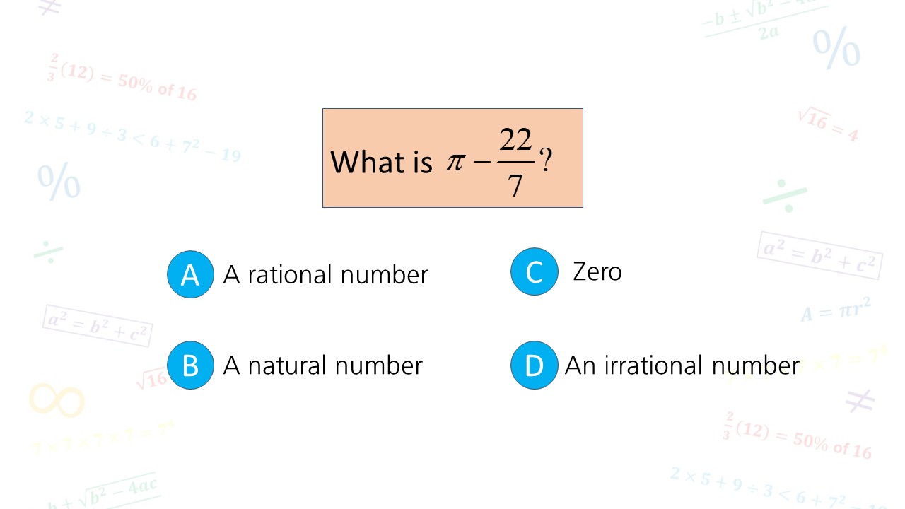 AKSHARA YOUR TRUE EXAM PARTNER Is π an irrational number?