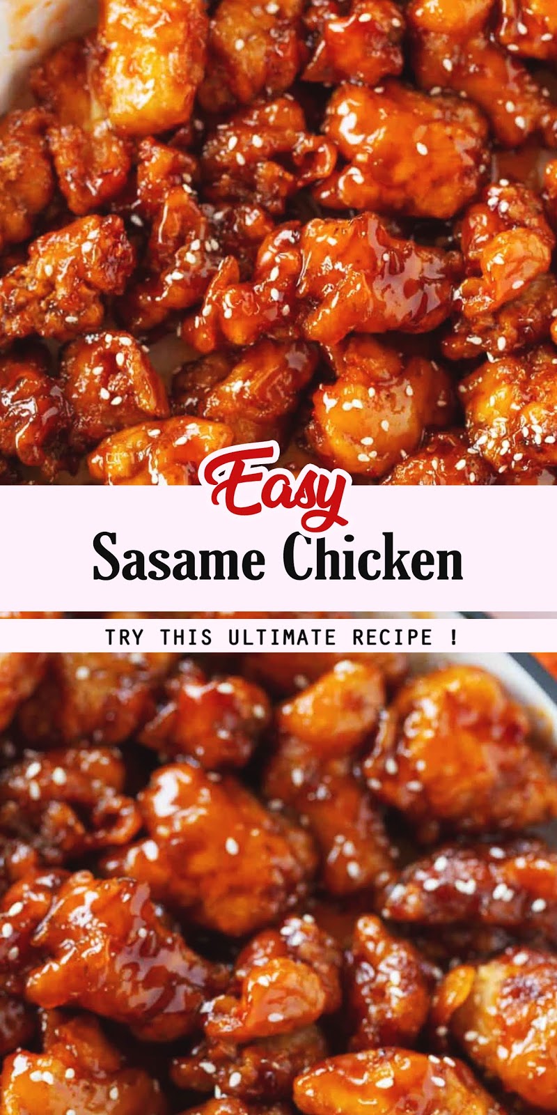 Easy Sesame Chicken - BEEMBLOO KITCHEN