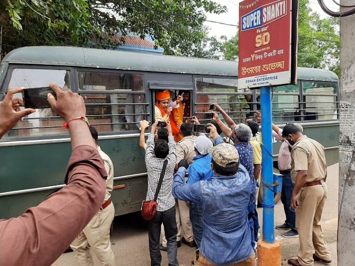More Than 50 Ram Bhakt Were Arrested In Kharagpur.