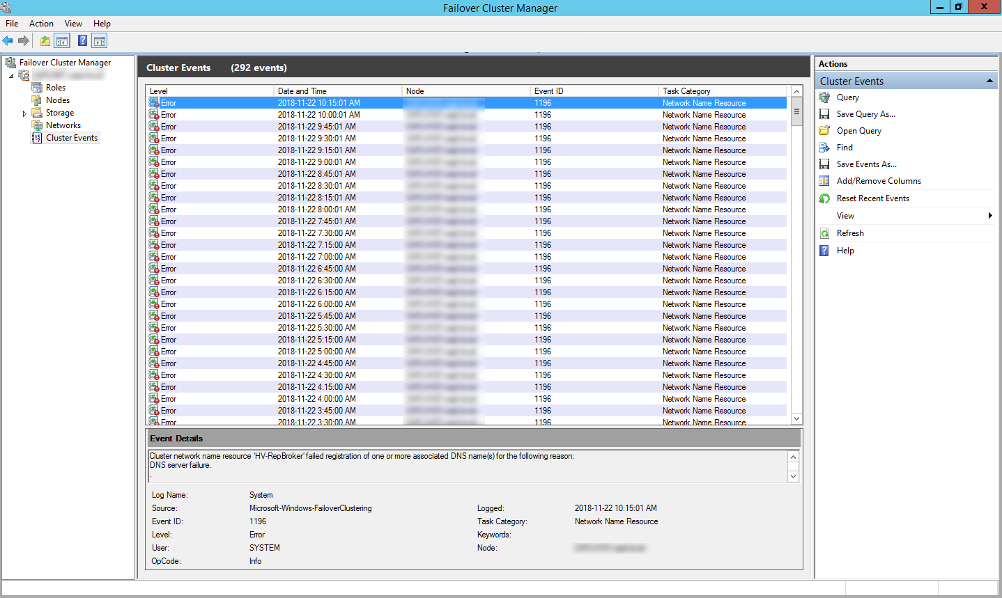 The OptionKey Blog Fixing Failover Cluster DNS Error 1196 DNS Failure