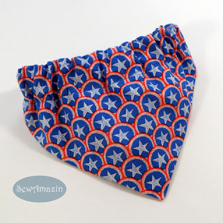  All Star Superhero Patriotic Dog Bandana