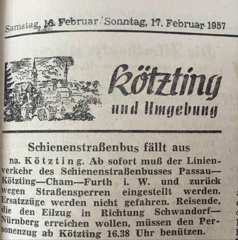 Kotztinger Geschichte N Pfingsten 1949