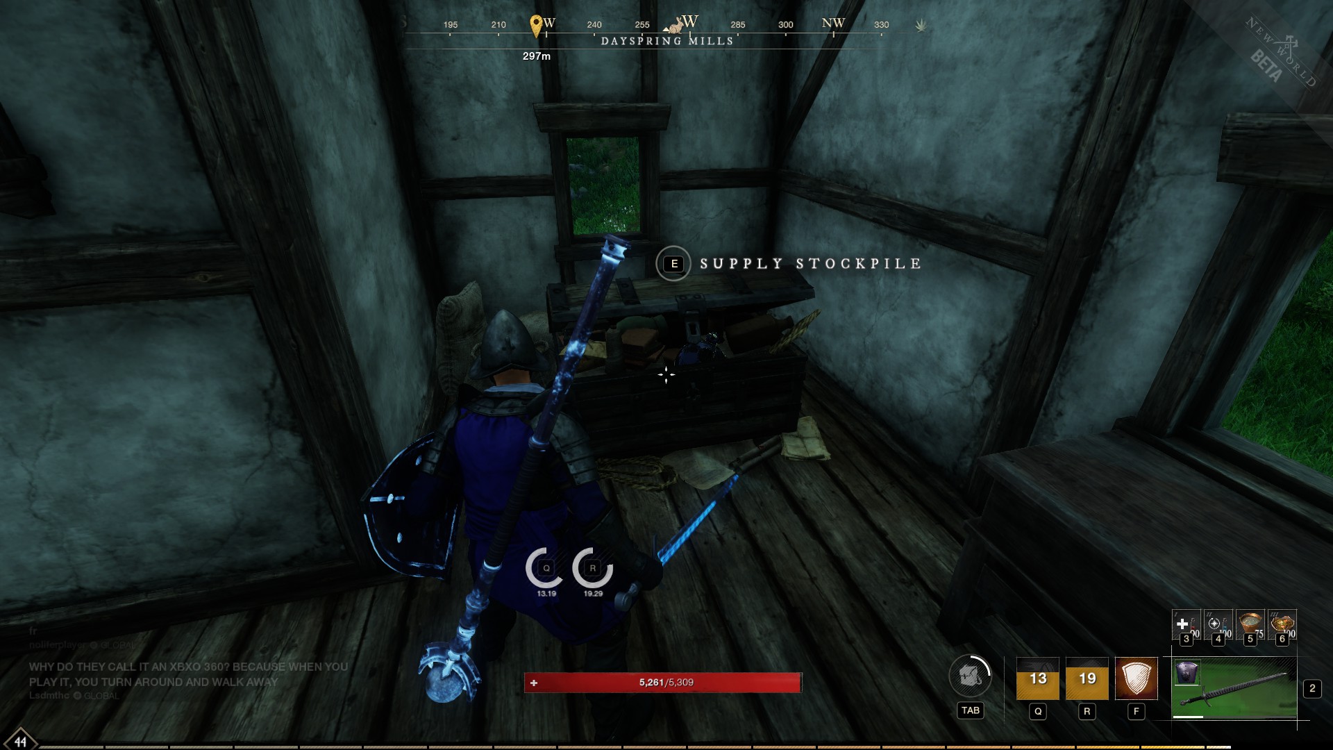 New World Dayspring Mills chest locations