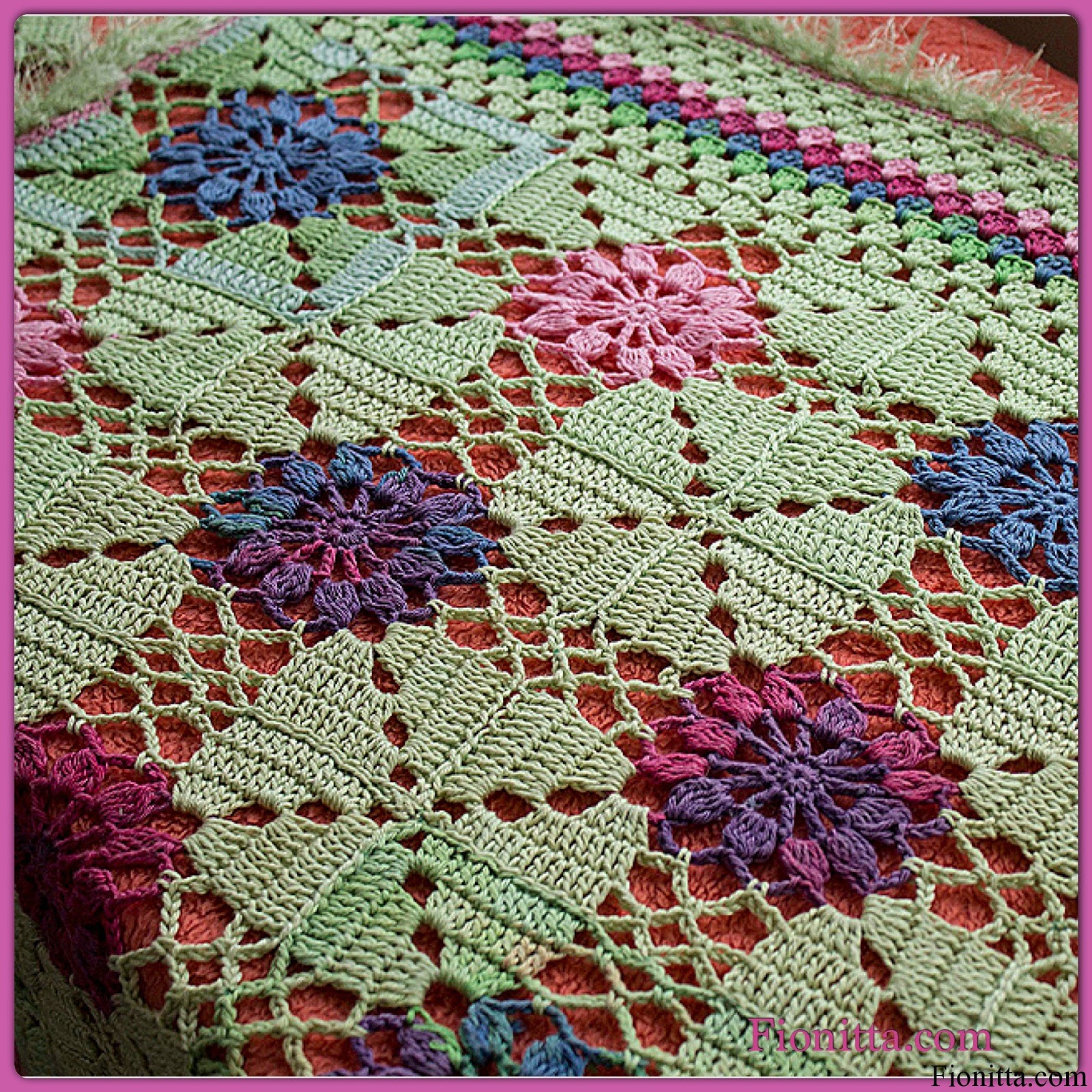 Ergahandmade Crochet Blanket + Diagram + Step By Step