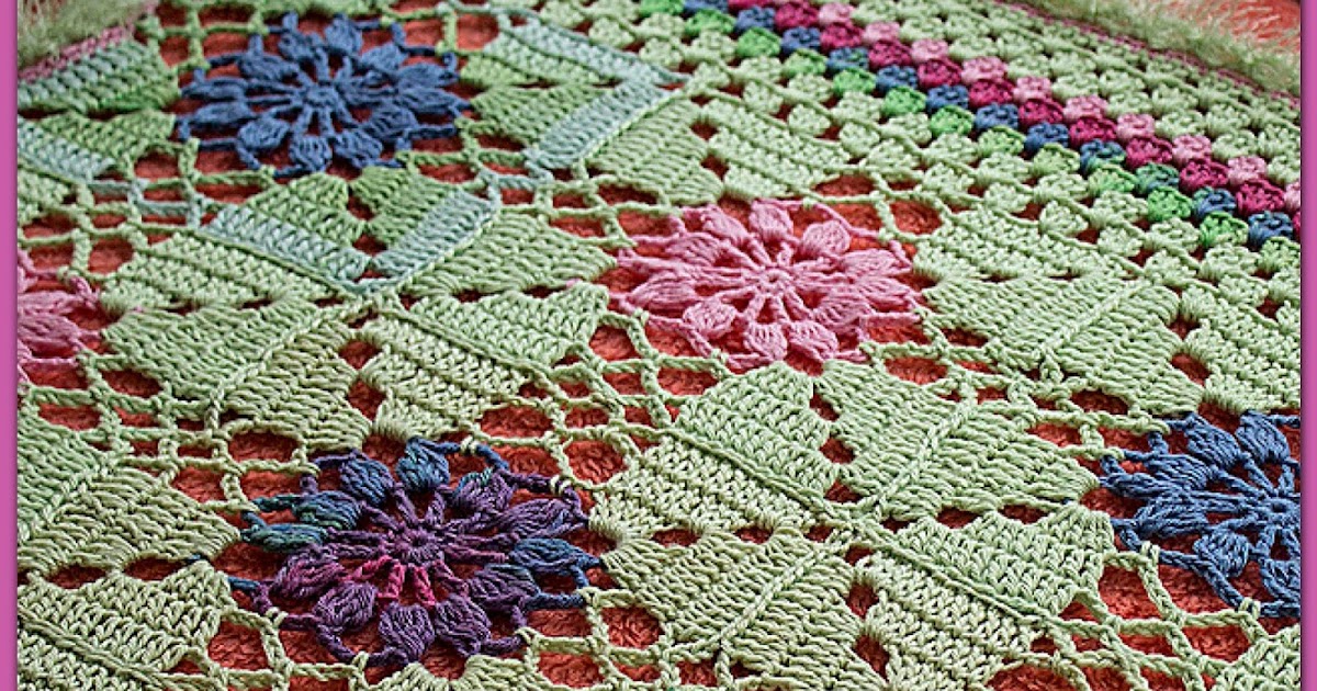 Ergahandmade Crochet Blanket + Diagram + Step By Step