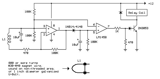AC Line Current Detector Circuit Schematic Diagram - The Circuit