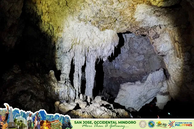 caves were gifted with impressive geological features possessing both stalactites and stalagmites