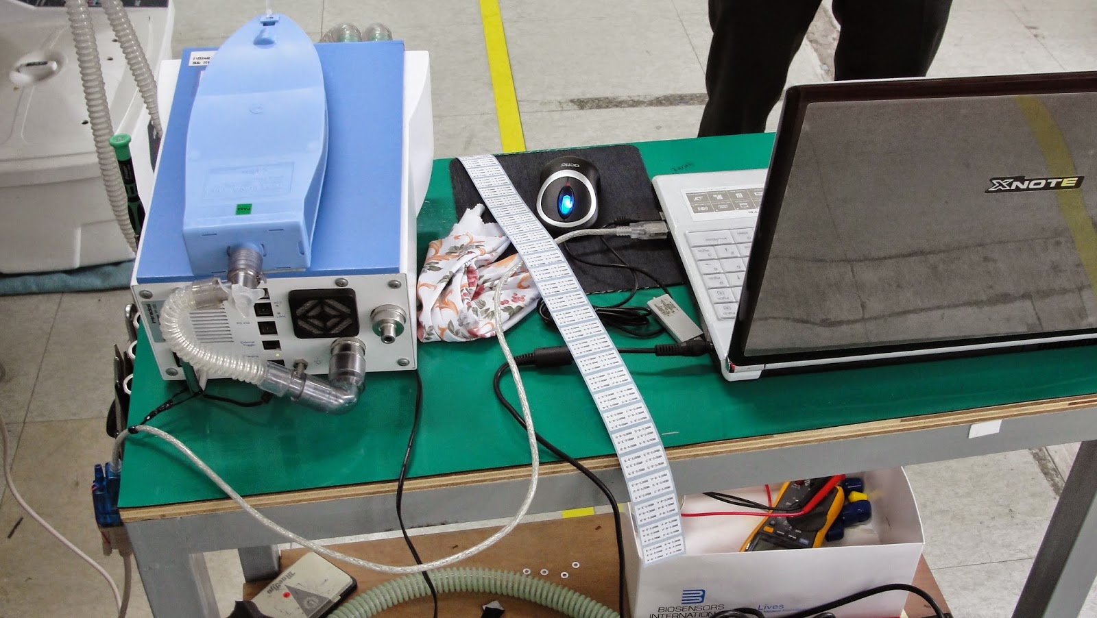 BIOMED Gestek: Analizador de Ventilación Mecánica PF 300 Flow Analyzer ...