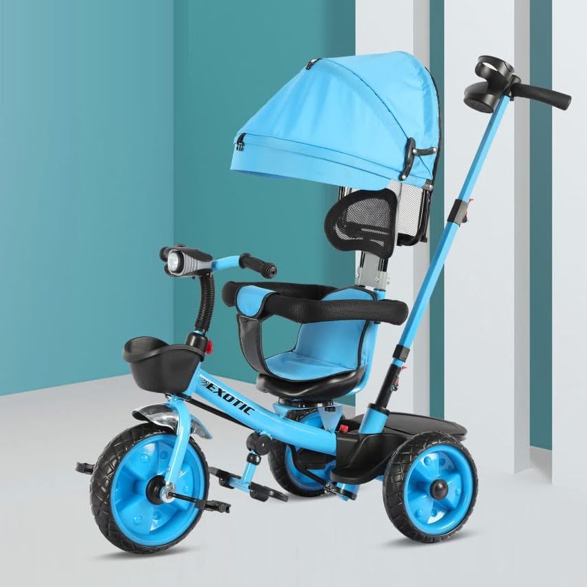 Tokosarana Mahasarana Sukses Sepeda Roda Tiga Anak Exotic Et1263 Kursi Putar Lampu Led Eksklusif Roda Anti Selip Sandaran Kepala Kids Tricycle