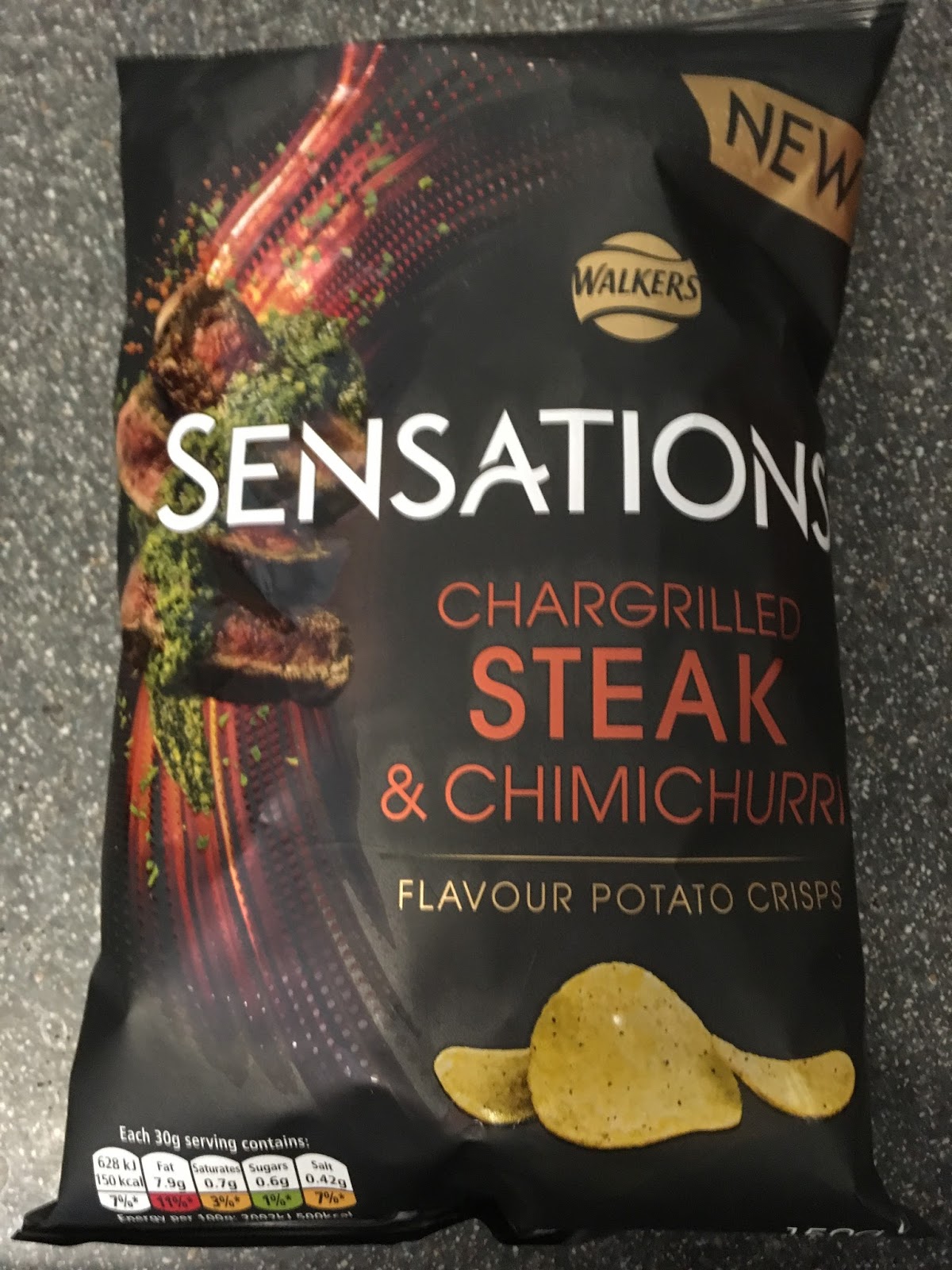 A Review A Day Today's Review Walkers Sensations Chargrilled Steak
