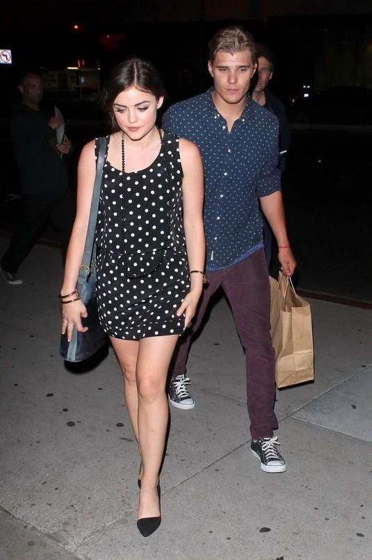 Sexy Lucy Hale Rocks Polka Dot Dress ~ Krazy Fashion Rocks