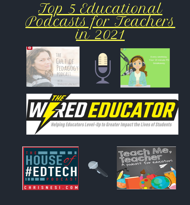 korrelat fingeraftryk ignorere Top 5 Educational Podcasts for Teachers in 2021 | Educational Technology  and Mobile Learning