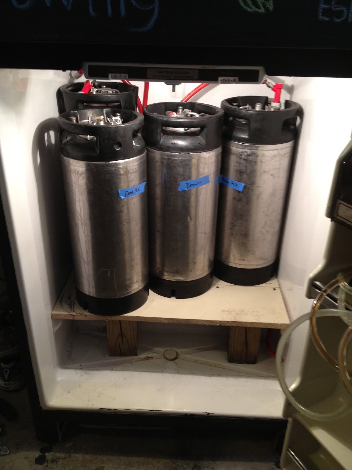 Rowdy Reptile Brewing Company Kegerator Shelf On the Cheap