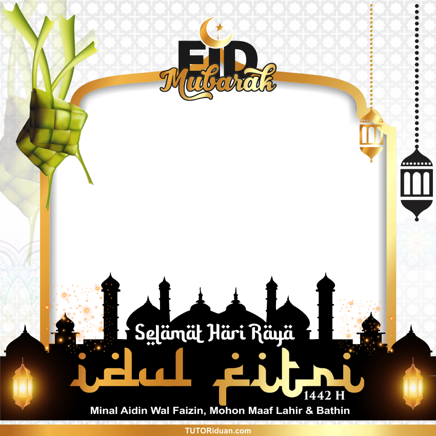 Ucapan Selamat Hari Raya Idul Fitri 2021 Cdr Download Poster