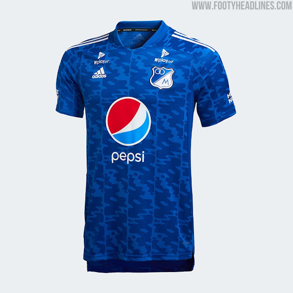 Millonarios 21-22 Home Kit Released - Footy Headlines