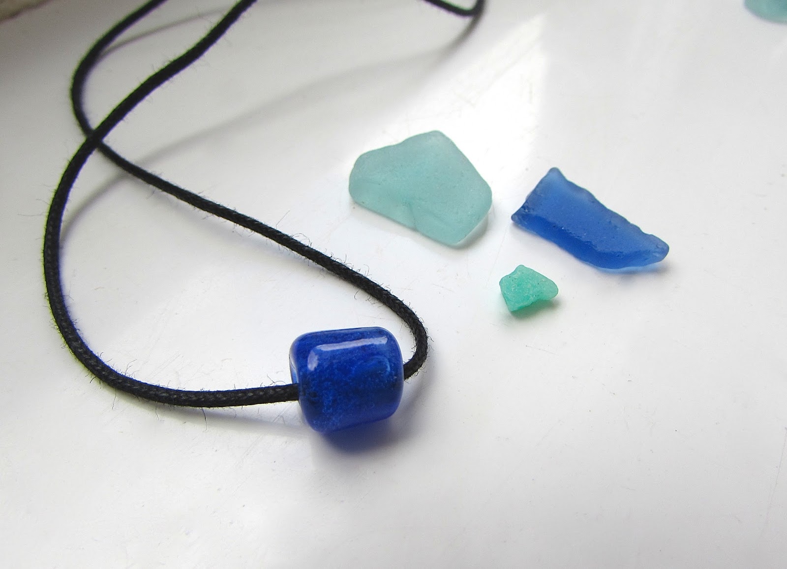 Sea Glass and Spindles Recycled Sea Glass Beads