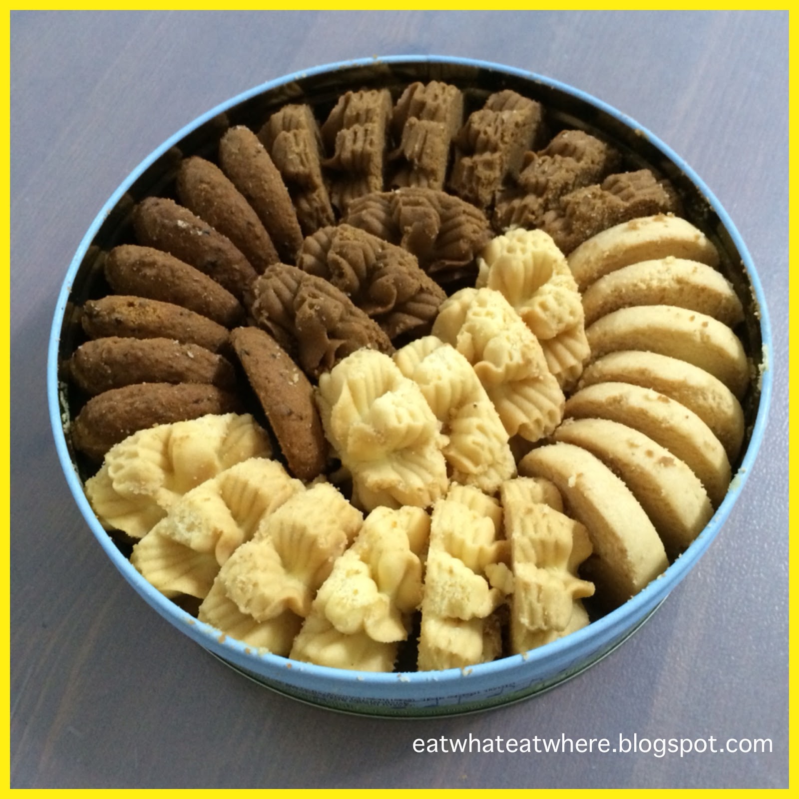 Eat what, Eat where? Just One Food 4 Mix Butter Cookies (from Hong Kong)