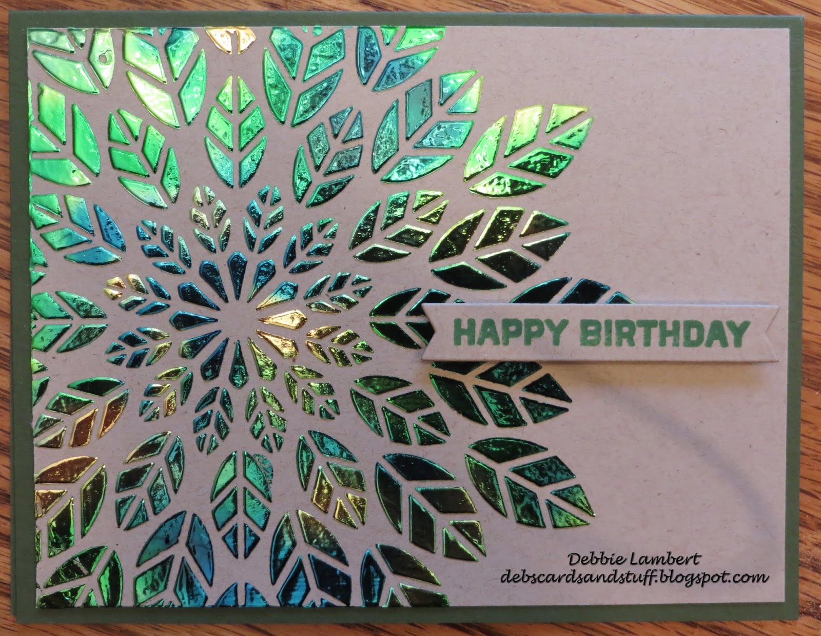 Debbies Creations More Foiled Birthday Cards