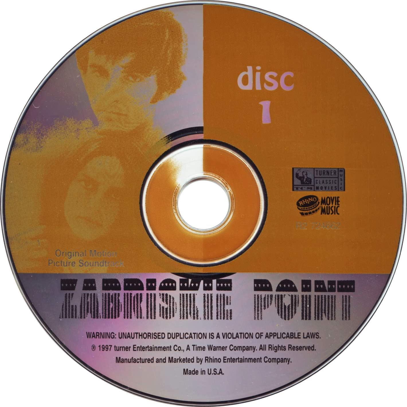 Pink Floyd Ilustrado Zabriskie Point. Original Motion Picture