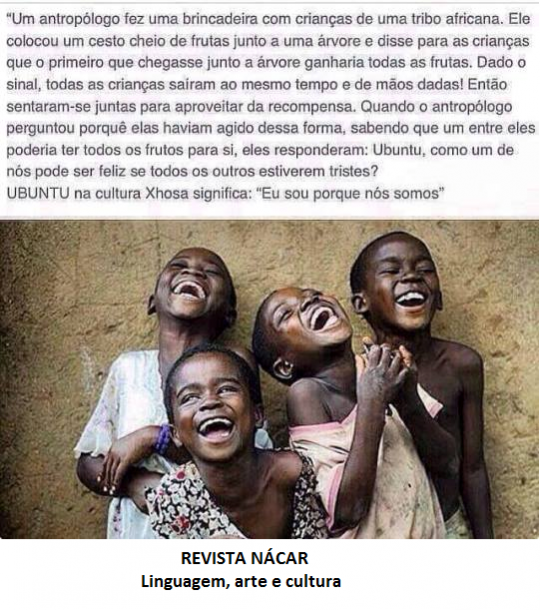 HISTÓRIA: Filosofia Africana -Ubuntu