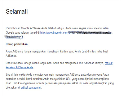 haruskah kalimat postingan blog harus banyak agar di terima adsense