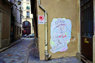 Sunday Street Art : Catherine Cisinski aka Catski - rue Cloche-Perce - Paris 4