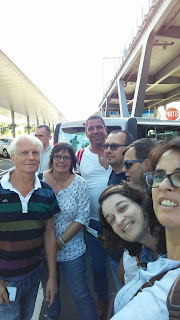 Selfie do grupo à chegada a Colónia