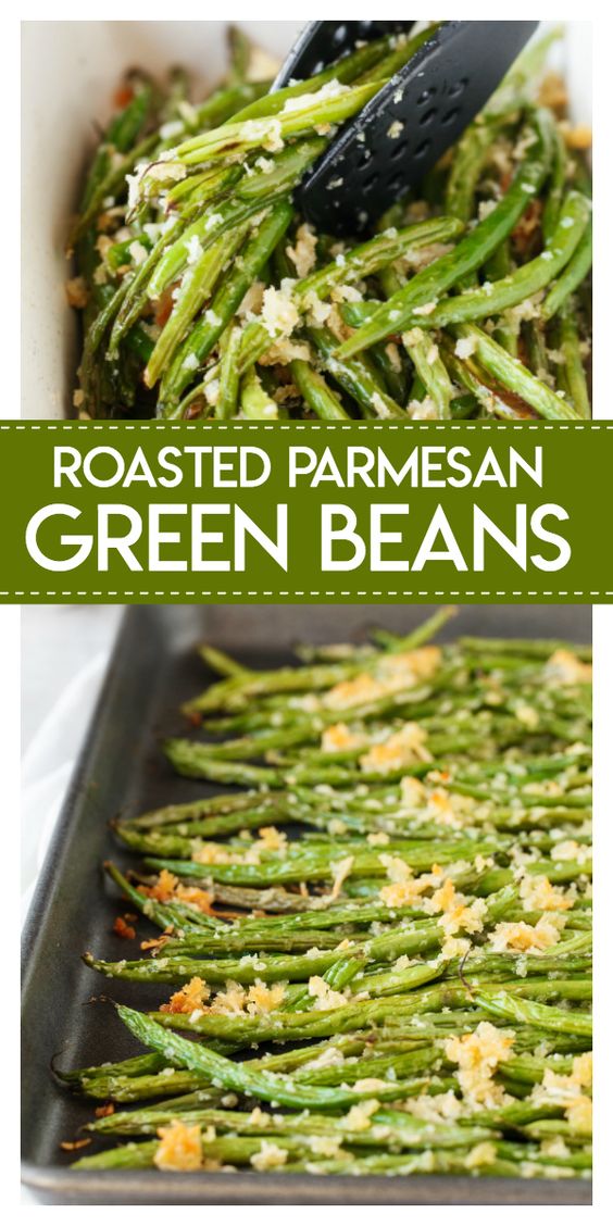 Roasted Parmesan Green Beans INSPIRED RECIPE