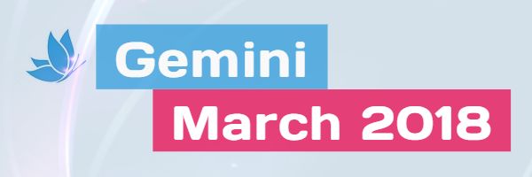 gemini march 2018