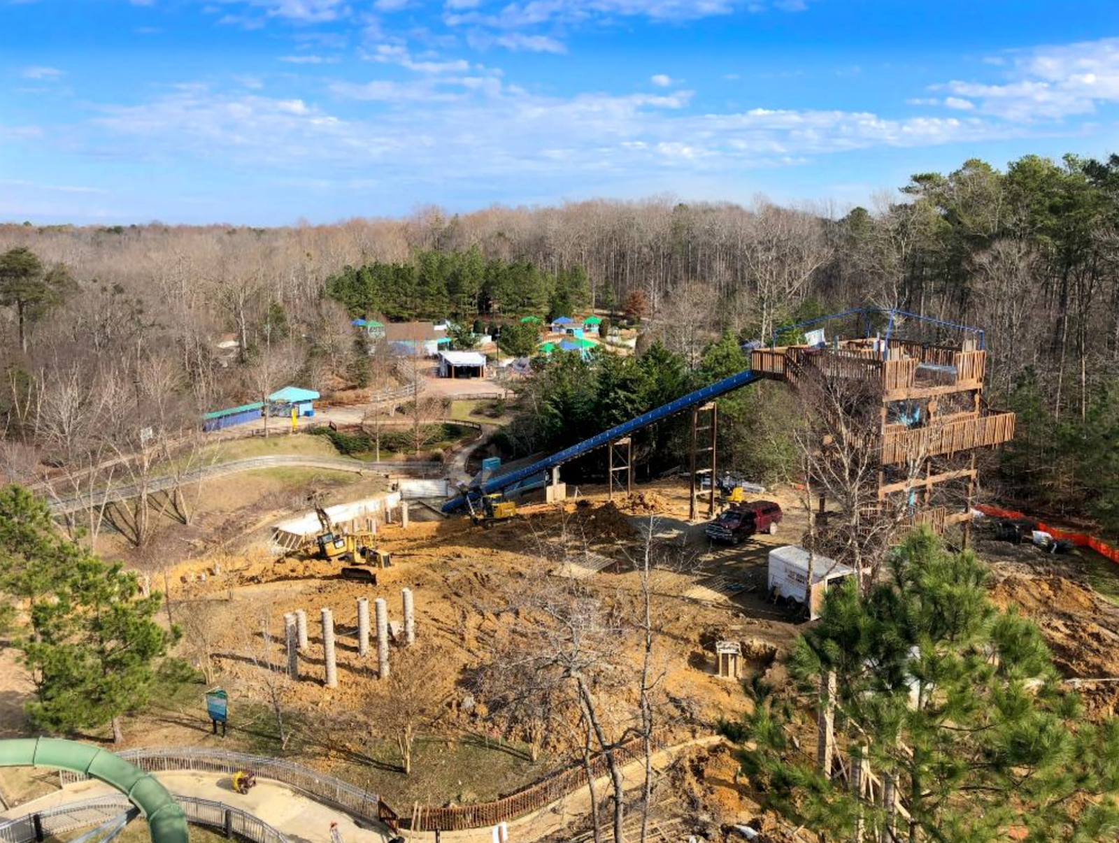 NewsPlusNotes Busch Gardens Williamsburg Posts Construction Photos of