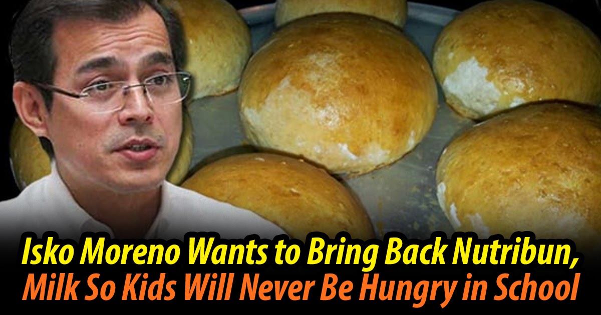 Isko Moreno: Let's Bring Back Nutribun, Milk So Kids Will Never Be Hungry in School