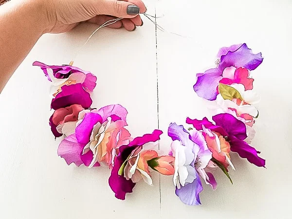 How to Make a Flower Crown with Fake Flowers [Easy DIY Tutorial