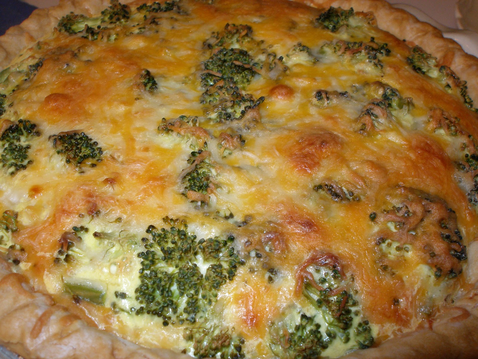 broccoli swiss quiche
