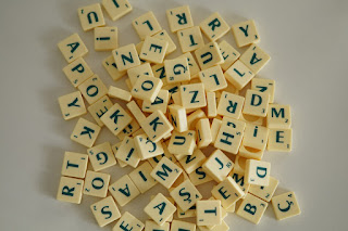 Scrabble tiles