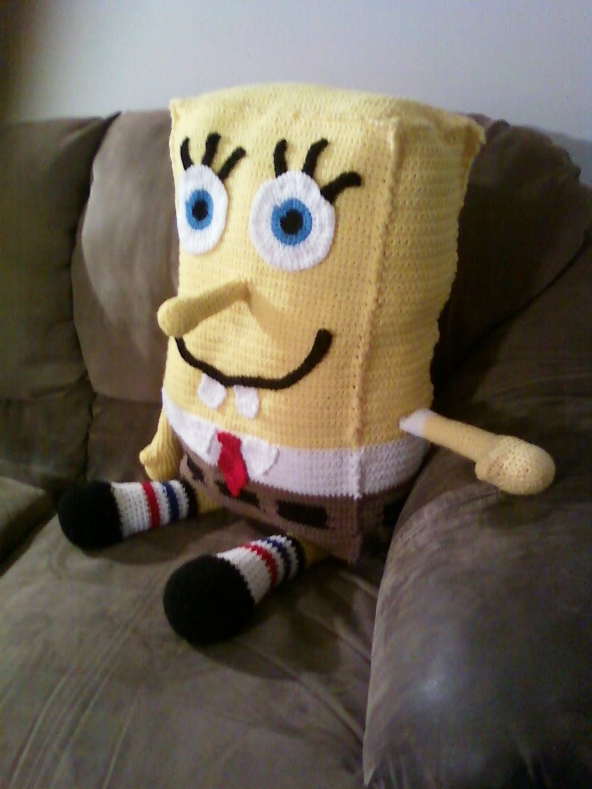 to Dunaway Crafts The Spongebob Pillow Pal