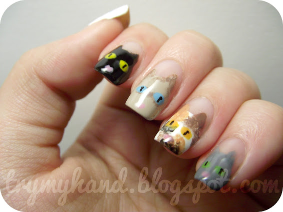 Try My Hand: NOTD : Kitty Cats