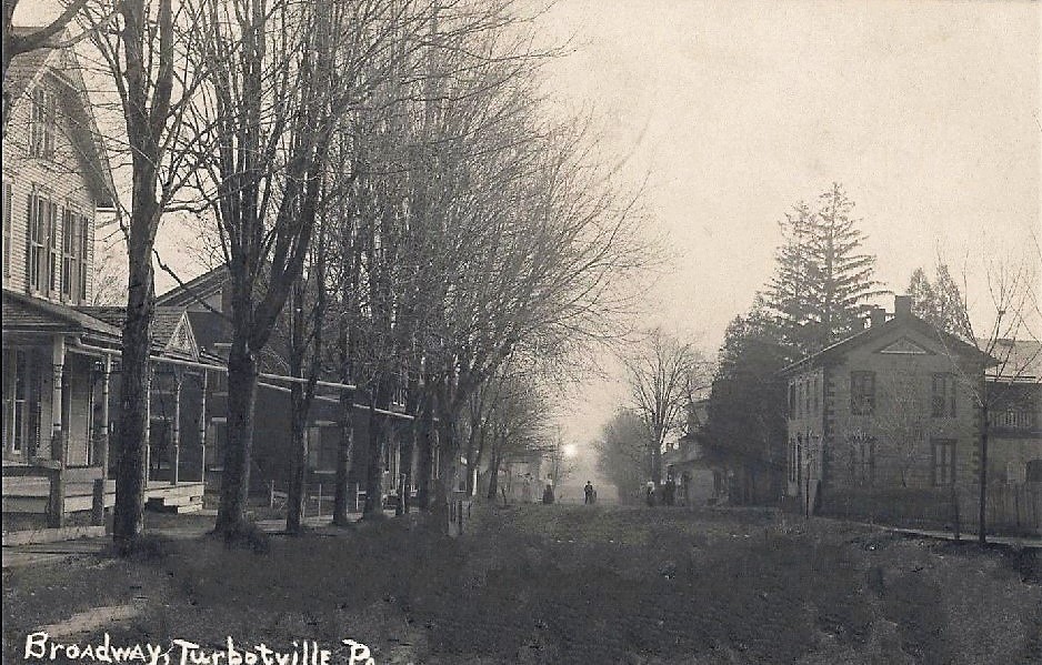 Valley Girl Views Turbotville PA in Old Postcards