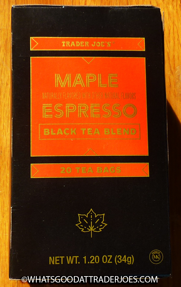 What's Good at Trader Joe's? Trader Joe's Maple Espresso Black Tea Blend