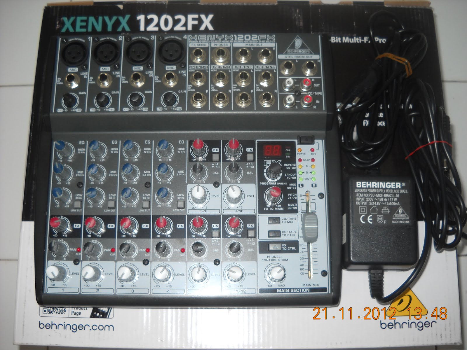 Xenyx 1202fx структурная схема