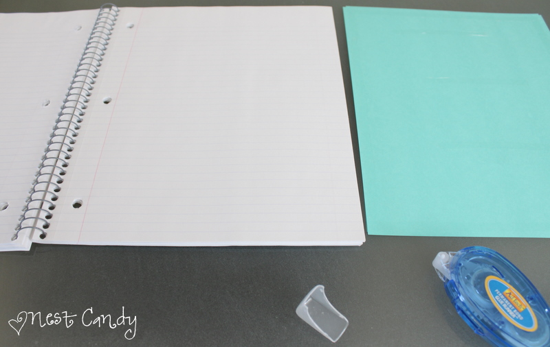 Nest Candy Money Saving Monday Make Your Own 2 Subject Notebook